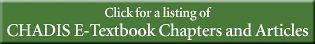 Click here for CHADIS E-Textbook Chapters and Articles